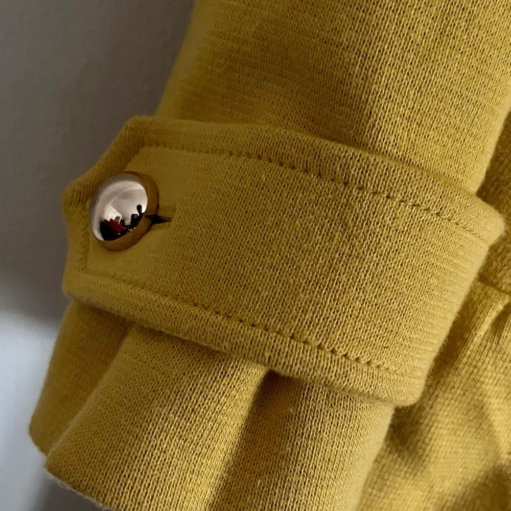 I.N.C. Yellow Jacket With Gold Buttons - image 4